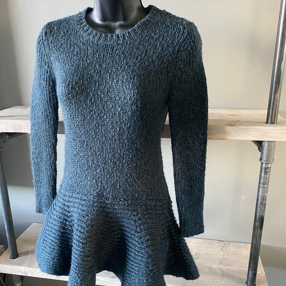 NWT Derek Lam 10 Crosby Peplum Sweater Size P - Picture 6 of 14